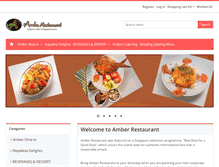 Tablet Screenshot of amberrestaurant.sg